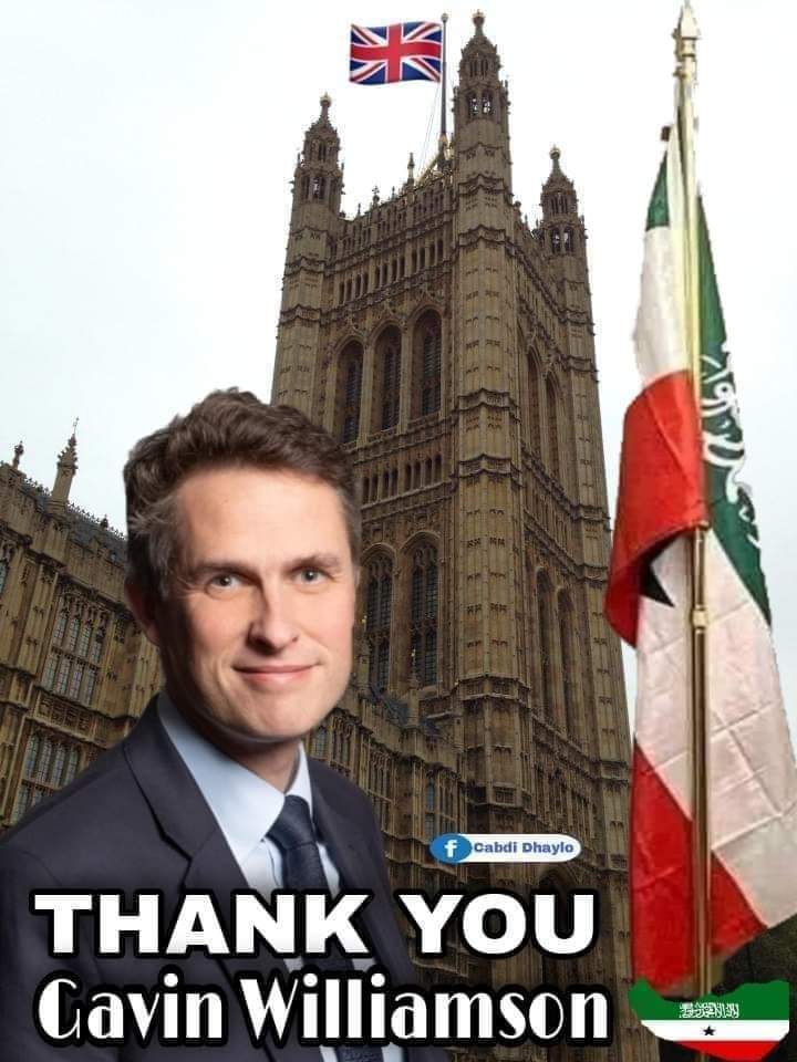 83_1707's tweet photo. @GavinWilliamson  thanks  a million for ur support  to my country somaliland  as well we will never forget  u thanks https://t.co/MPhe4XkYdV