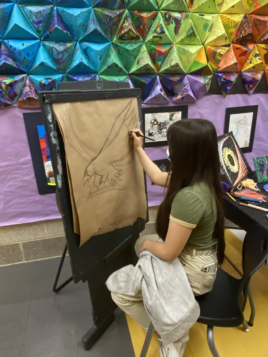 KMSSci's tweet photo. Krueger has electives and clubs for everyone! Anime, fine arts, robotics, AVID, UIL,sports,…just a few of the clubs and classes offered at Krueger! You’ll find a way to be involved when you are a Falcon! #krueger #neisd #thefalconway #ksat360 @PRINCIPALRUBIO https://t.co/cnUcjI0QT0