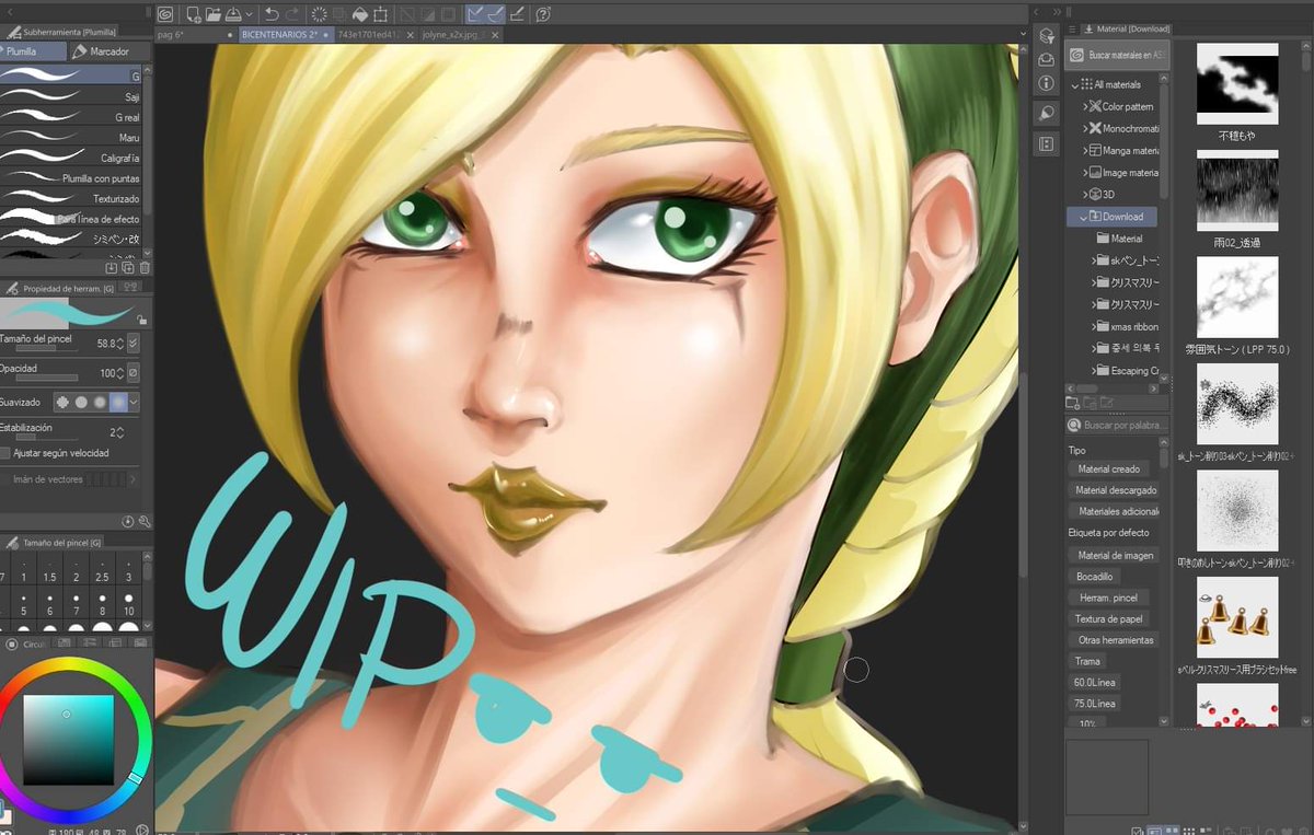 AlexHeroStudio1's tweet photo. Últimamente me he sentido que no mejoro nada así que decidí aprender cosas nuevas tal vez así me sienta mejor conmigo mismo :u
#clipstudiopaint #jojosbizarreadventure #jojos #joyline #wip #manga #practice https://t.co/GypUsbDkFo