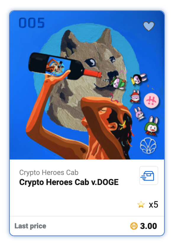 Crypto Heroes Cab v.#DOGE, exclusively created by <a href="/PancakeBunnyFin/">pancakebunny.finance</a> X <a href="/trefethenfamily/">Trefethen Family Vineyards</a>, has been sold at 3 #BNB ONLY! 🌟 Congrats to the collector!

📢Reminder: Redemption is available in Feb
Create, Curate, and Collect at📍cantata.io