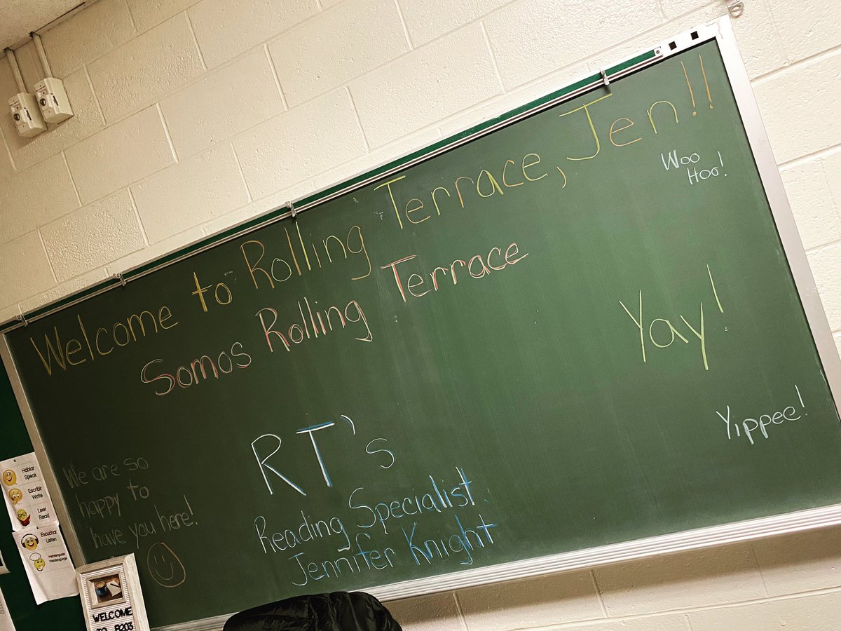 LiteracyDr's tweet photo. @RollingTerrace gives the best welcomes. Super excited to be part of the team. https://t.co/TTr9YkOh7A