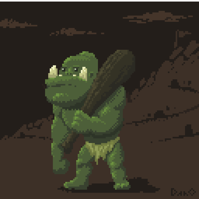 DanoLefourbe's tweet photo. Big Orc #pixelart #fantasy #digitalartwork https://t.co/rB9VhKf9d3