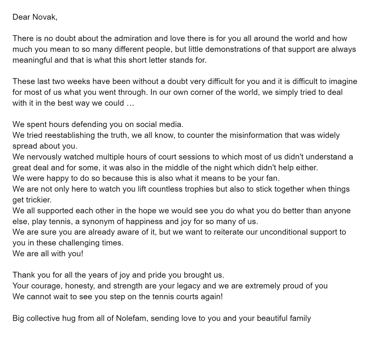 Dimyx_'s tweet photo. UPDATE on the letter to Novak:
Please find below a revised version of the draft. I tried to pick up a few suggestions some of you made, please feel to make some more in the comments. If you don't see your name in the signatures, find an error, or want to sign let me know too 😊 https://t.co/GQ2OEg53gz