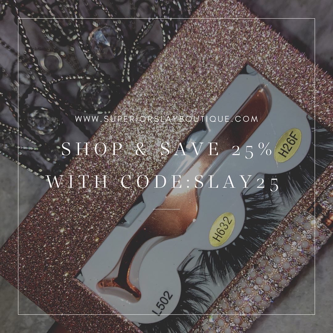 SupSlayBoutique's tweet photo. Shop for Premium Mink Lashes &amp; More ⁦⁦@SupSlayBoutique⁩ - Save 25% off w/code: SLAY25 on https://t.co/O4JG9gKHAx. Join Email listing for Exclusive deals &amp; offers. Sale ends at 12 a.m. Est., #Sale #Shop #Premium #Quality #Ad #Beauty #Health #SiteWide #SupportSmallBusiness https://t.co/jMT3KPZmb4