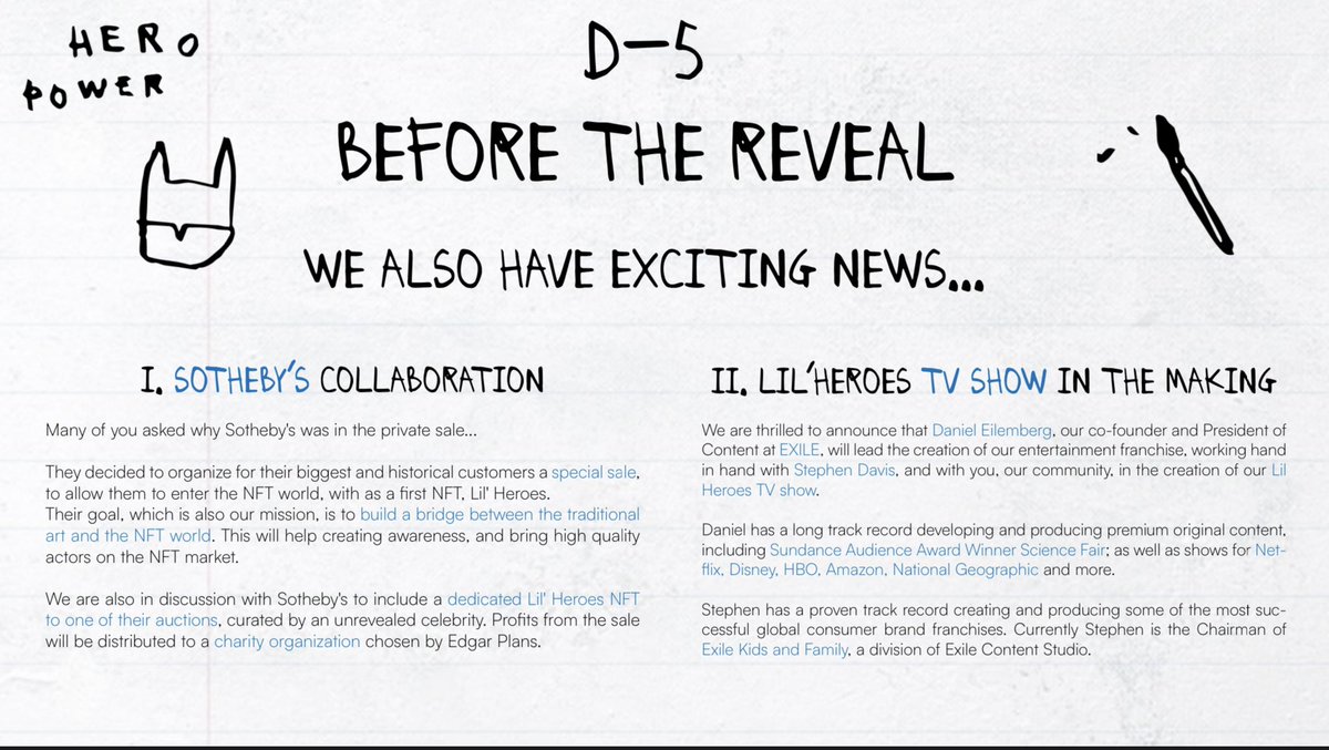 LilHeroesNFT's tweet photo. D-5, we also have exciting news… https://t.co/x7sYgd4mO1