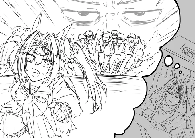 > トレーナーが増える夢を見たダイワスカーレットがみたいです #odaibako_ammoradio1337 https://t.co/vA0xE9DVO6 