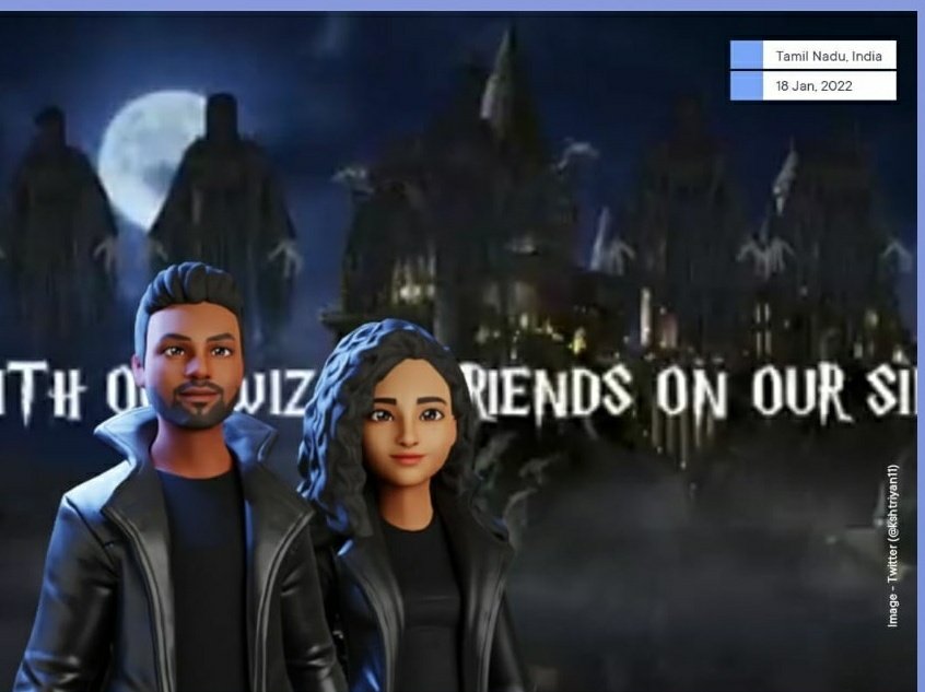 Ethnex_NFT's tweet photo. India is all set to witness its first wedding reception in Metaverse as Tamil Nadu couple host their Hogwarts-themed virtual event.

 https://t.co/edK2KbtNVJ https://t.co/bxD3L5EsAU