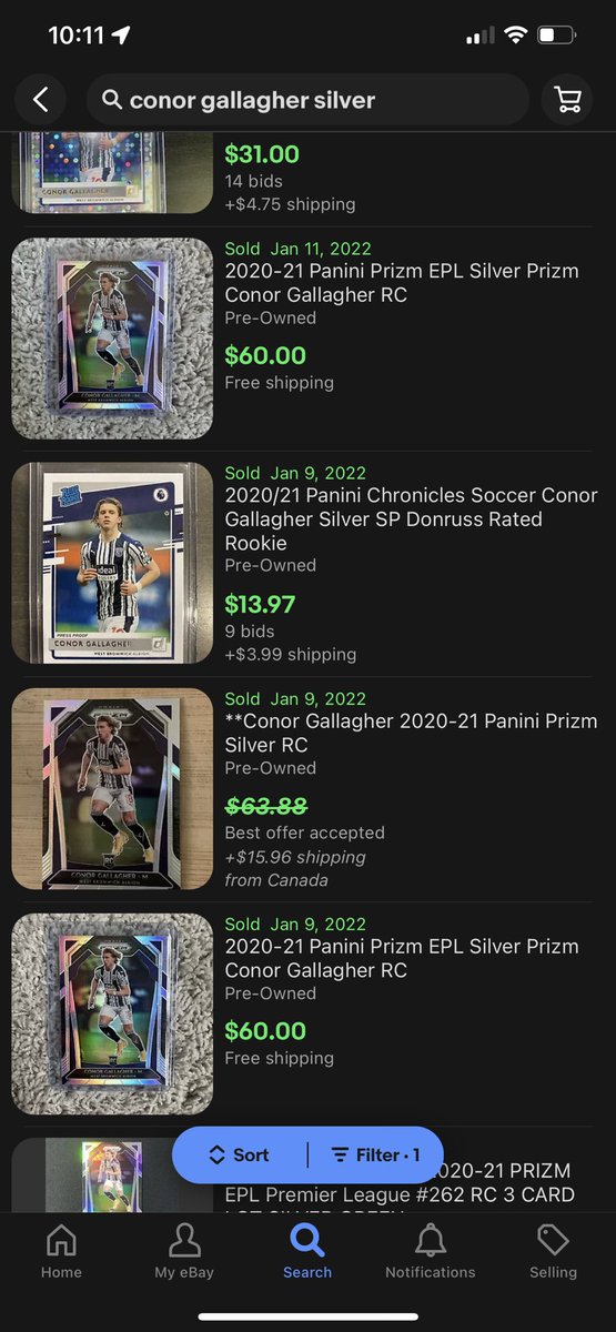 JSoccerTrades's tweet photo. Conor Gallagher RC Lot

$80

Check Pinned Tweet For Shipping

#JSTSS https://t.co/ooIYjbm2D6