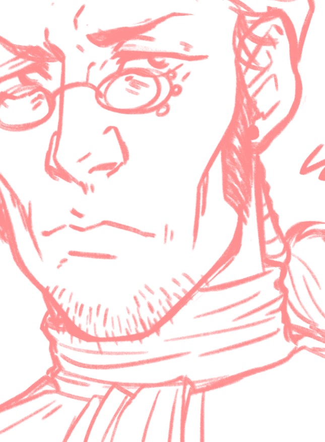 ziggbot_art's tweet photo. wip of my grumpy field medic, Llewell, for the FFT D&amp;D campaign I'll be in soon #FFT #finalfantasytactics #dungeonsanddragons #dndoc https://t.co/LDcgIIy2MW