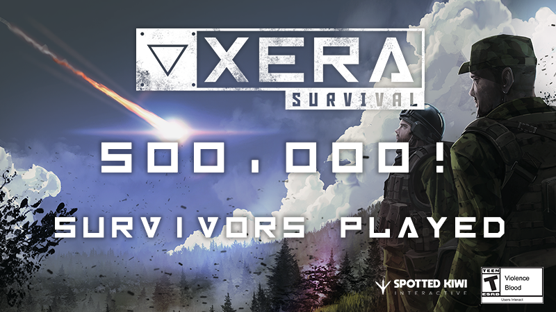 We have crossed the massive milestone of 500,000 survivors!

Thank you to everyone who has played - as always the team at <a href="/SpottedKiwiLTD/">Spotted Kiwi Interactive</a> appreciates your on-going support over the years of development.