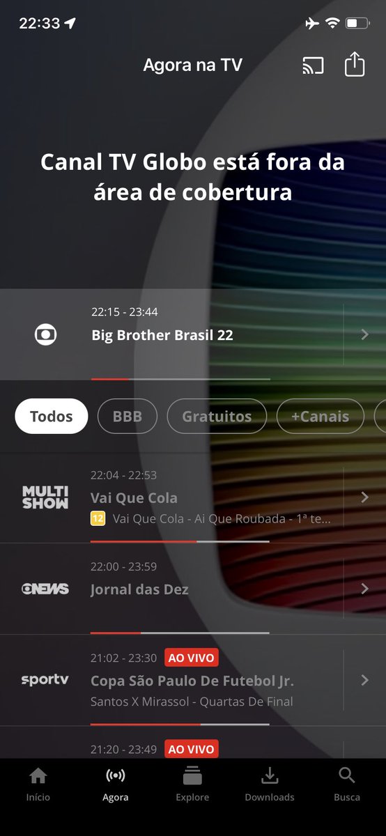 luisacoment's tweet photo. E aí @globoplay??? Fora da área de cobertura???? https://t.co/tslNVhdRAc