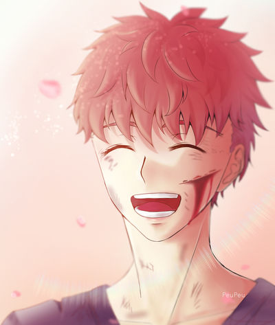 "It's all over now...I did promise that I won't d/ie, and never again..."

Shirou's hand patting his sister's head.

"Don't worry, that action will never happen again, Miyu.."
