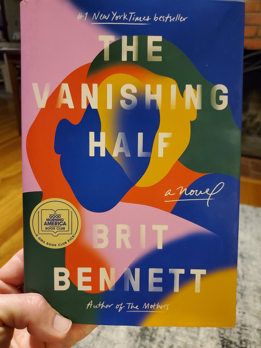 KCKirkley's tweet photo. I may be late to the party, but now #amreading The Vanishing Half by Brit Bennett. https://t.co/WfMcYgbzTO