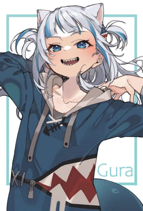 🦈
#gawrt 

前触れもなく目の前に広がった大海の如き沼にはまった🦈 