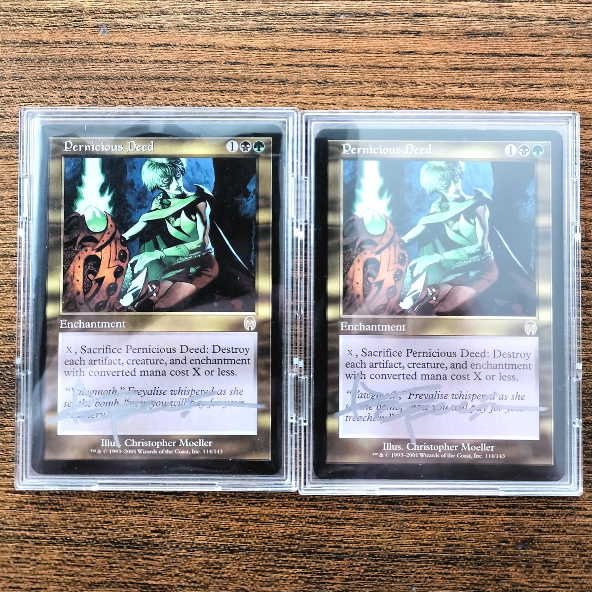 anzaihd's tweet photo. 破滅的な行為
サインド届きましたm(_ _)m
#mtg
#christophermoeller https://t.co/8Tuwj410Nu