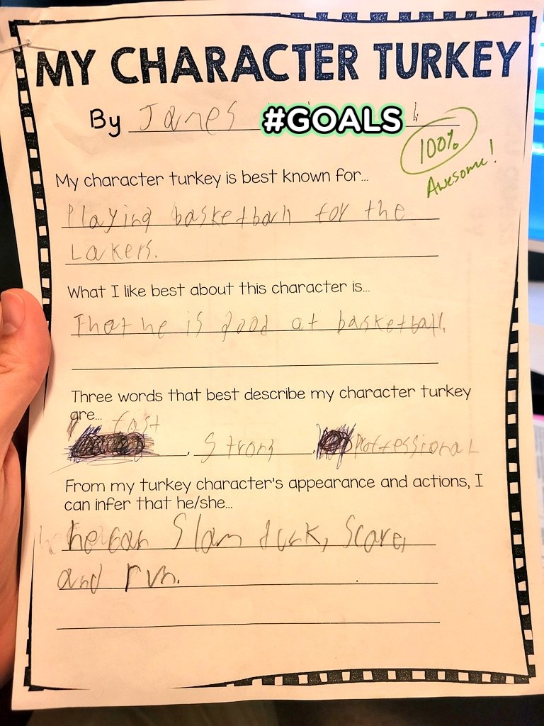 SmellyPirateBRB's tweet photo. @KingJames my 8-year-old (James) messed around and settled the GOAT debate NBD @Lakers https://t.co/1NUYritLFl