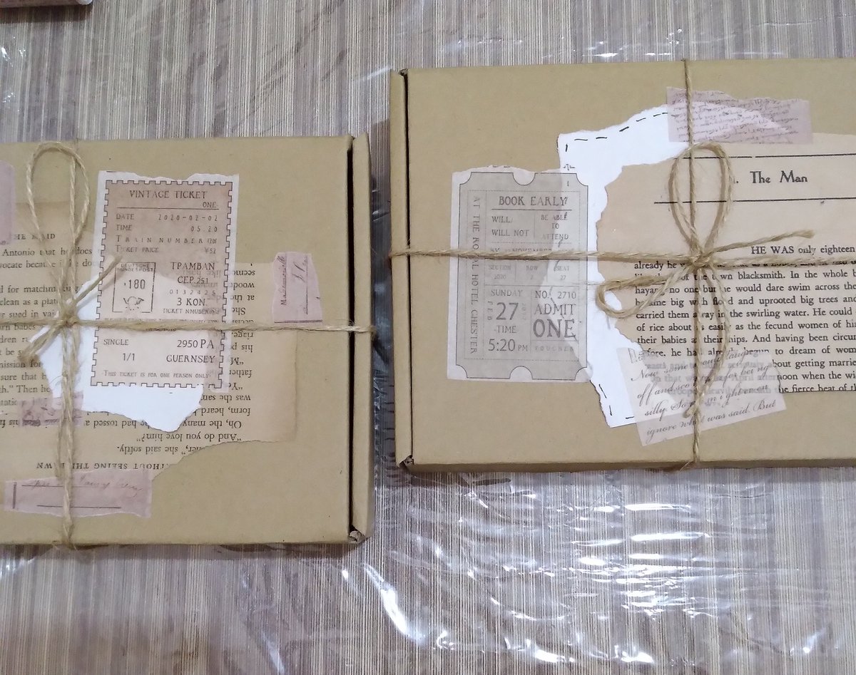 littlewritersph's tweet photo. Finished packing 2 of our orders. Can't wait for the receivers to get a hold of this 💖💌

For orders, please visit our FB Page and give us a message :) https://t.co/UNAr6YZUgl