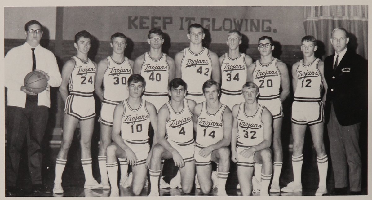 The 1970 Glen Este High School basketball team looks like a slam dunk! 🏀 #TBT #WCconnects