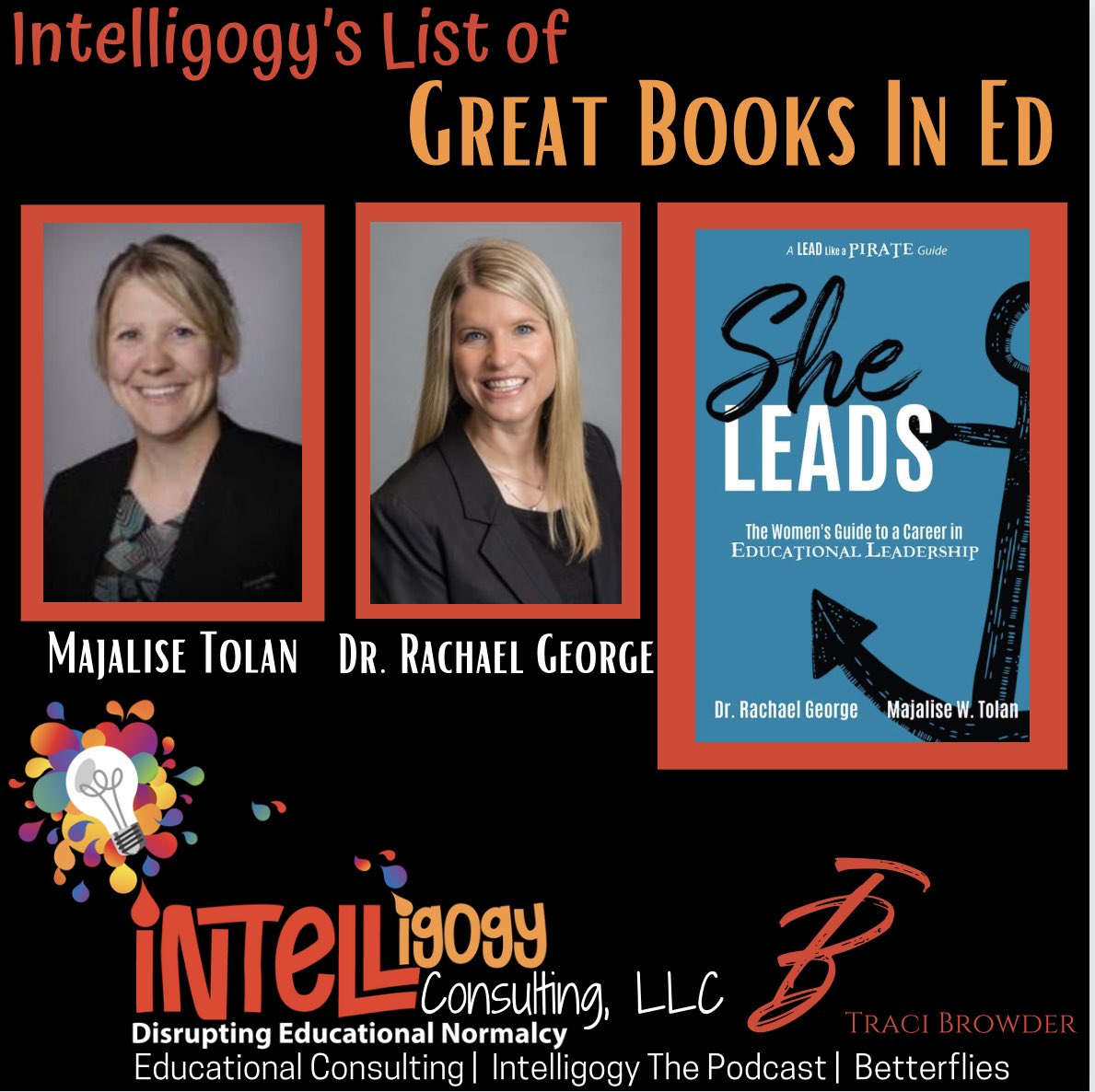 Intelligogy’s List of #GreatBooksInEd Features:

🔥 #1 NEW RELEASE 🔥 

She Leads: The Women's Guide to a Career in Educational Leadership amazon.com/dp/1956306072/…
#SheLeads
#LeadLAP
#tlap
#Intelligogy
#Betterflies