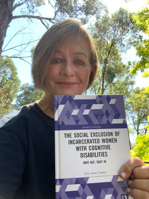 Check out the important new book by <a href="/TooheyJulie/">Julie-Anne Toohey</a>, entitled The Social Exclusion of Incarcerated Women with Cognitive Disabilities: Shut out, Shut in. Get your copy from @Routledge_Socio today: routledge.com/The-Social-Exc…