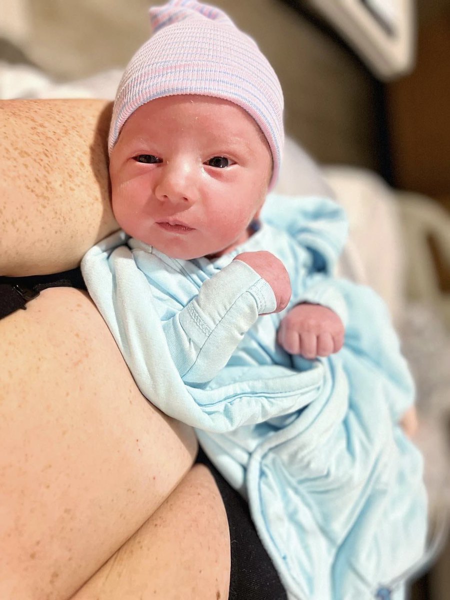 DTR1990's tweet photo. Proudly introducing our third grandchild!
Maverick James Whitehead
1/18/22, 3:54pm
6lb14oz, 19.5” long Welcome to the world, precious boy!💙#RutherfordPartyOf9 https://t.co/q3CaculJQ7