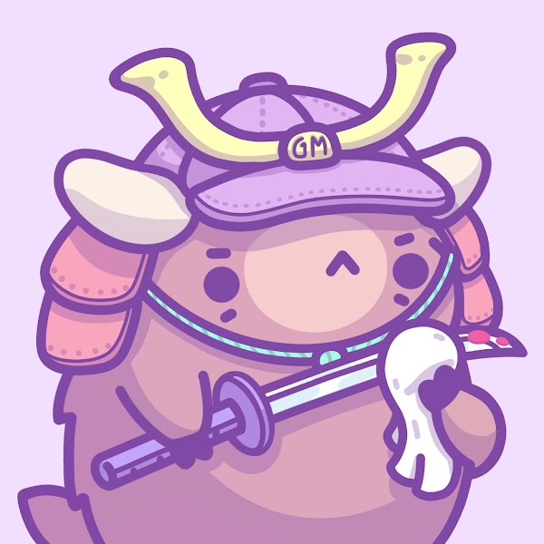tbhzgx's tweet photo. Happy to say that I'm finally part of the @gmcafeNFT herd!!! Thank you @BenColefax for the awesome art and community 🤩 

#Samoorai is here!!!! https://t.co/FLI9KthOl0