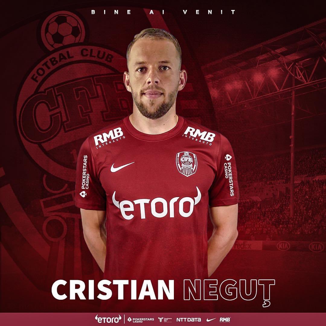 FutebolRomenoBr's tweet photo. 🗞️ O CFR Cluj, acertou a contratação de Cristi Neguț do Chindia Târgoviște e Roger Rodrigues do UTA Arad. ⚽🔥 https://t.co/0w1RpdDWMV