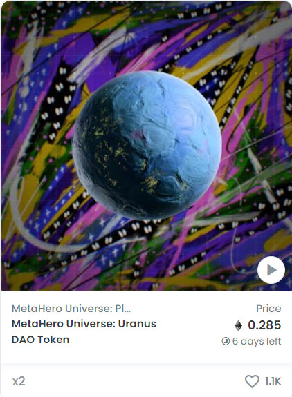 Giving away this #Metahero Universe NFT to my lucky followers. If this tweet will reach 100 retweets.

-Like
-Retweet
-Tag your friends

#NFTCollection #ETH #NFTs #NFTGiveaway