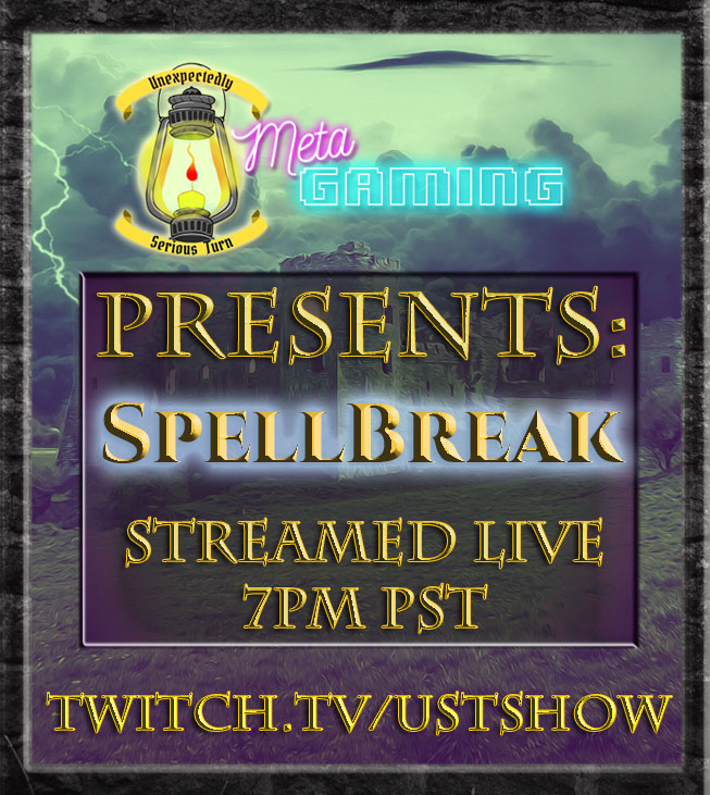 UST_Show's tweet photo. Due to technical issues we're still on place holders but that doesn't stop us from streaming! tonight We're playing Spellbreak! So join us 7pm PST at https://t.co/SVXrYUGfSx for #Spellbreak! https://t.co/2flGh1gzj8