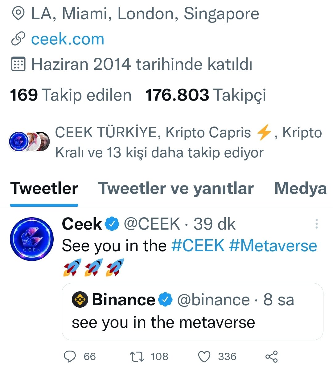 Mehtx2's tweet photo. Fazla sürmez #ceek binance de listelenir diyenler burda mi?😉
#Bitcoin #binance #raca #Metaverse #mana #bnb https://t.co/gJQhZQVUnC