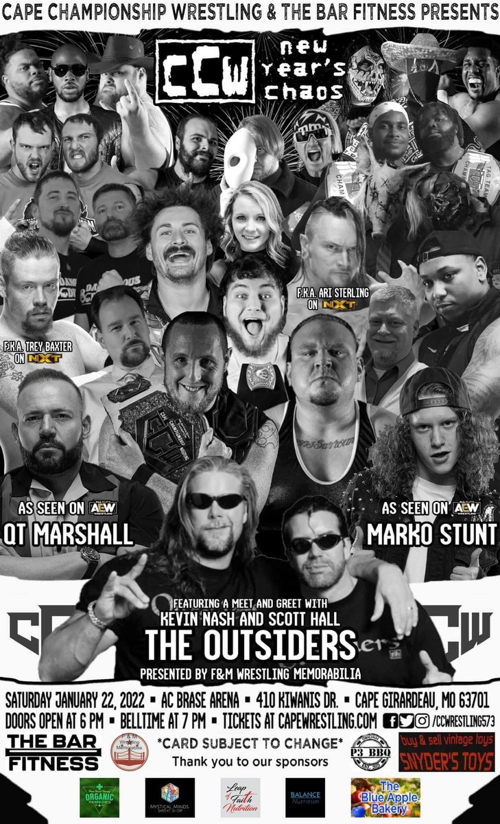 macsgym's tweet photo. Come see Slammer in wrestling 
action this Saturday night!!! https://t.co/F0PYbZ5Cht