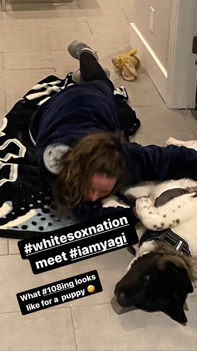 Meet #iamyagi She’s a #WhiteSox fan already.