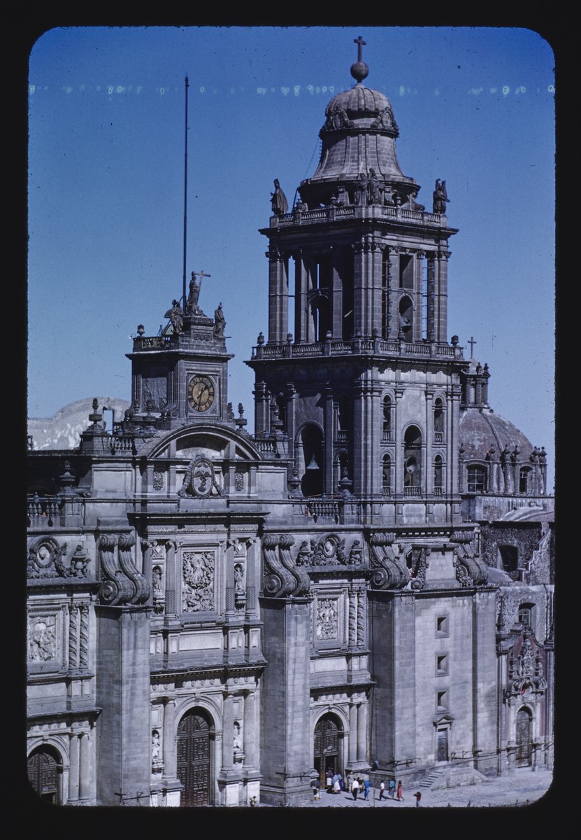 Mexico City, Metropolitan Cathedral
.
.

Taken in the mid 20th century By Florence Arquin
#FlorenceArquin #Photography @FAUArtsLetters #NEH #Architecture #MetropolitanCathedral #BellTower #MexicoCity
