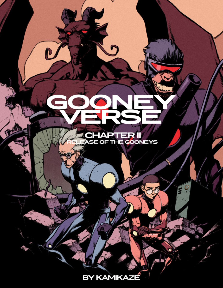 2ND EXCITING NEWS OF THE DAY: Surprise airdropped 'Release of the Gooneys' comic cover [silver tier] to 450 random holders ✅

Gold tier airdrop will be a surprise as well #StayTooned