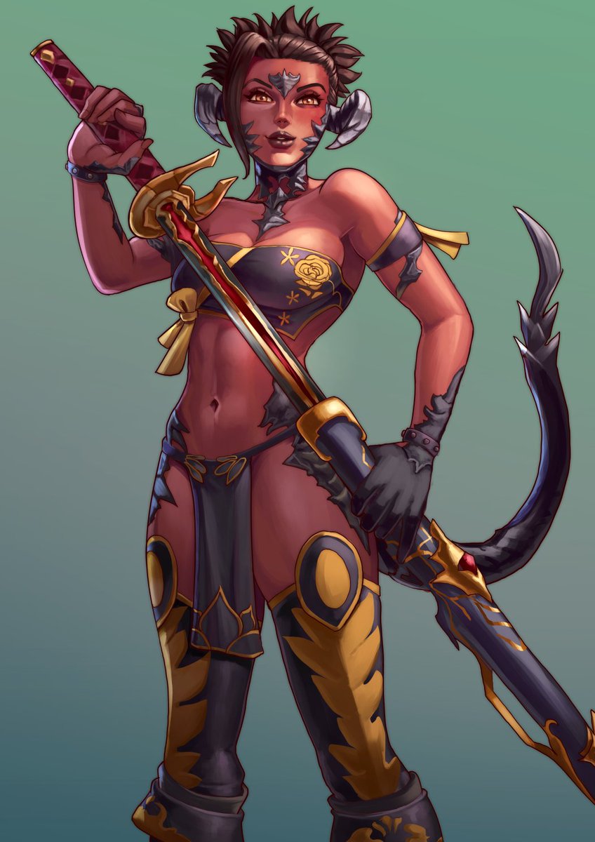 ArtofLec's tweet photo. FFXIV Comm! Lotsa fun with this one. Made for @iiriself https://t.co/FrfvJMZfds