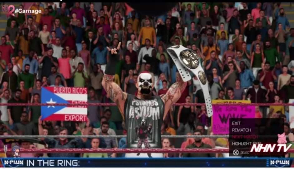 nygman70's tweet photo. Once again NPWN CW Champion. Title's back home 💪🏻🤡. #npwn @24NightHawk24 https://t.co/btBv2sd9Gx
