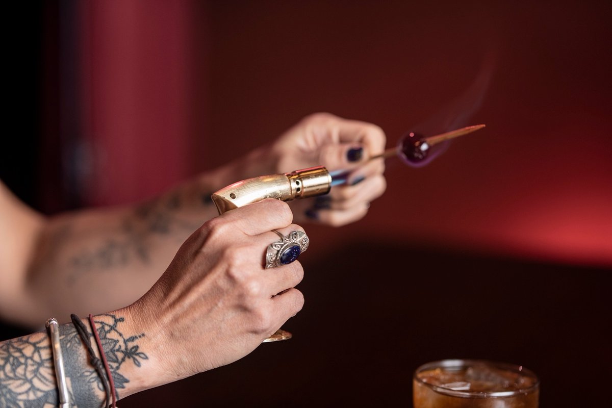 Careful, or we'll burn your BERRY! 🔥

#DCR #DowntownCocktailRoom #FremontEast