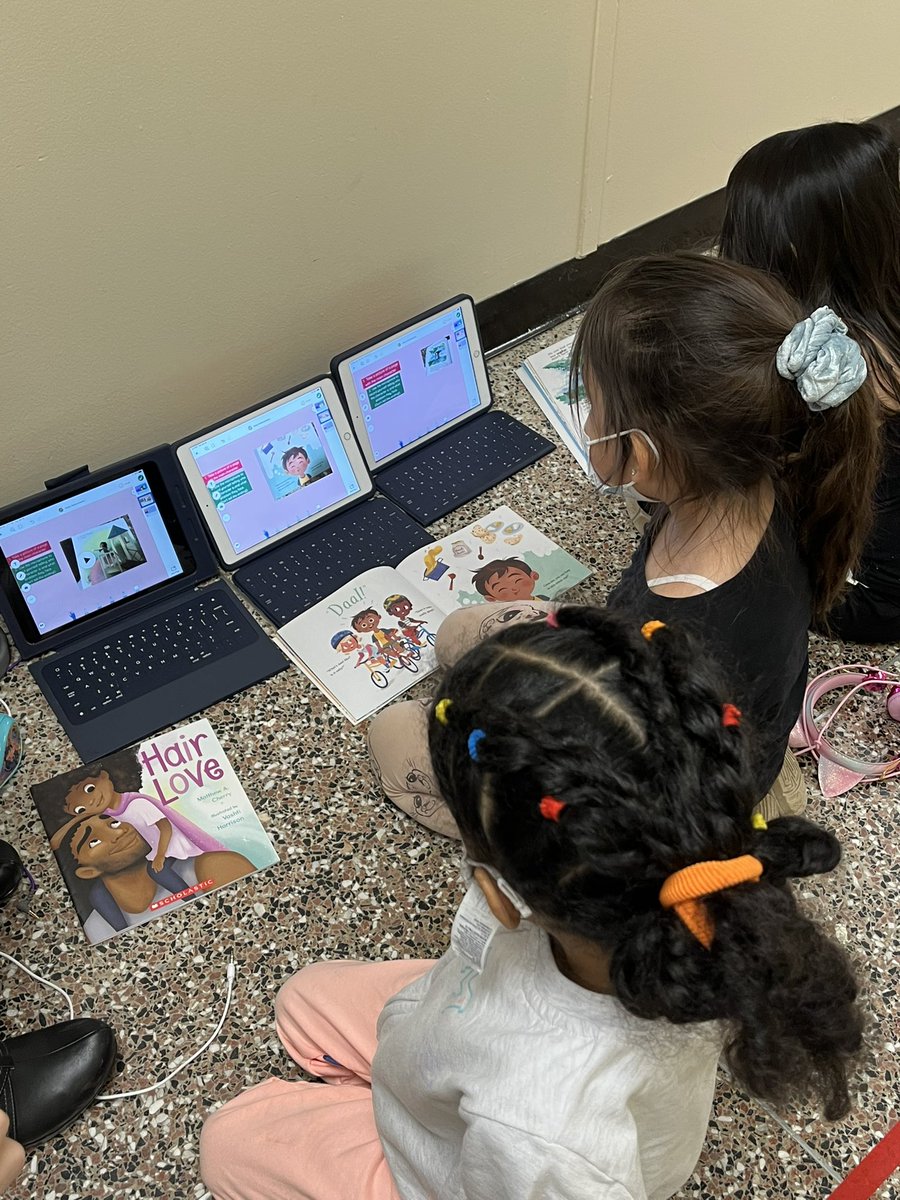 ViolaAchieves's tweet photo. Mrs. Preiss @PreissStacey’s students were caught in action on this 2 hour delay getting right to work making trailers for our #DiverseLibraries! Way to go 1P! @SuffernCSD https://t.co/ZLI3pVfY6M
