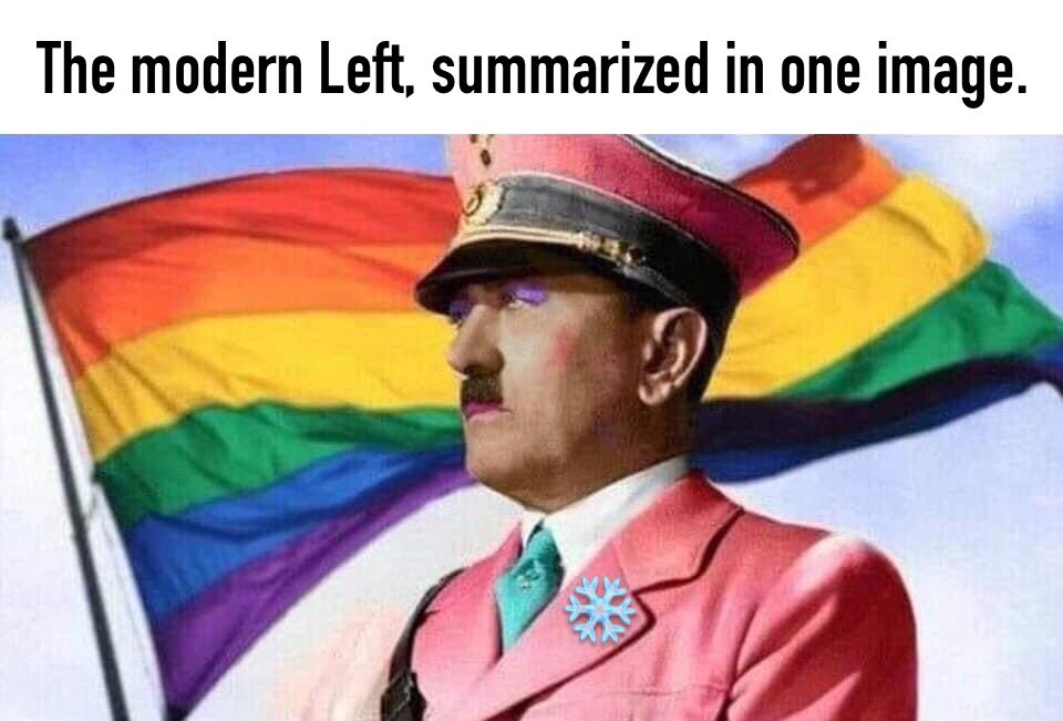 Galo51670473's tweet photo. “Beware that, when fighting monsters, you yourself do not become a monster… for when you gaze long into the abyss, the abyss gazes also into you.” ~ F.W. Nietzsche

#SnowflakeNazis #Left #Leftist #IlliberalLeft #TotalitarianLeft #AuthoritarianLeft #Collectivism #BAIZUO https://t.co/GuTdaNxHuc
