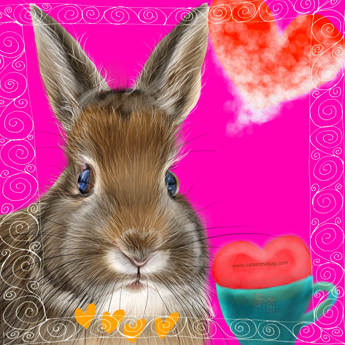 catsinthebagpur's tweet photo. THANK outside the box.
What my Coffee says to me January 18, 2022 - drink YOUR life in - Be thankful for ALL of life's miracles and challenges. #thanks #rabbit #bunny #thankful #miracle #challengs #love #bethelove #storyteller #mentalhealth #illustrator https://t.co/kDGAPuTtWZ