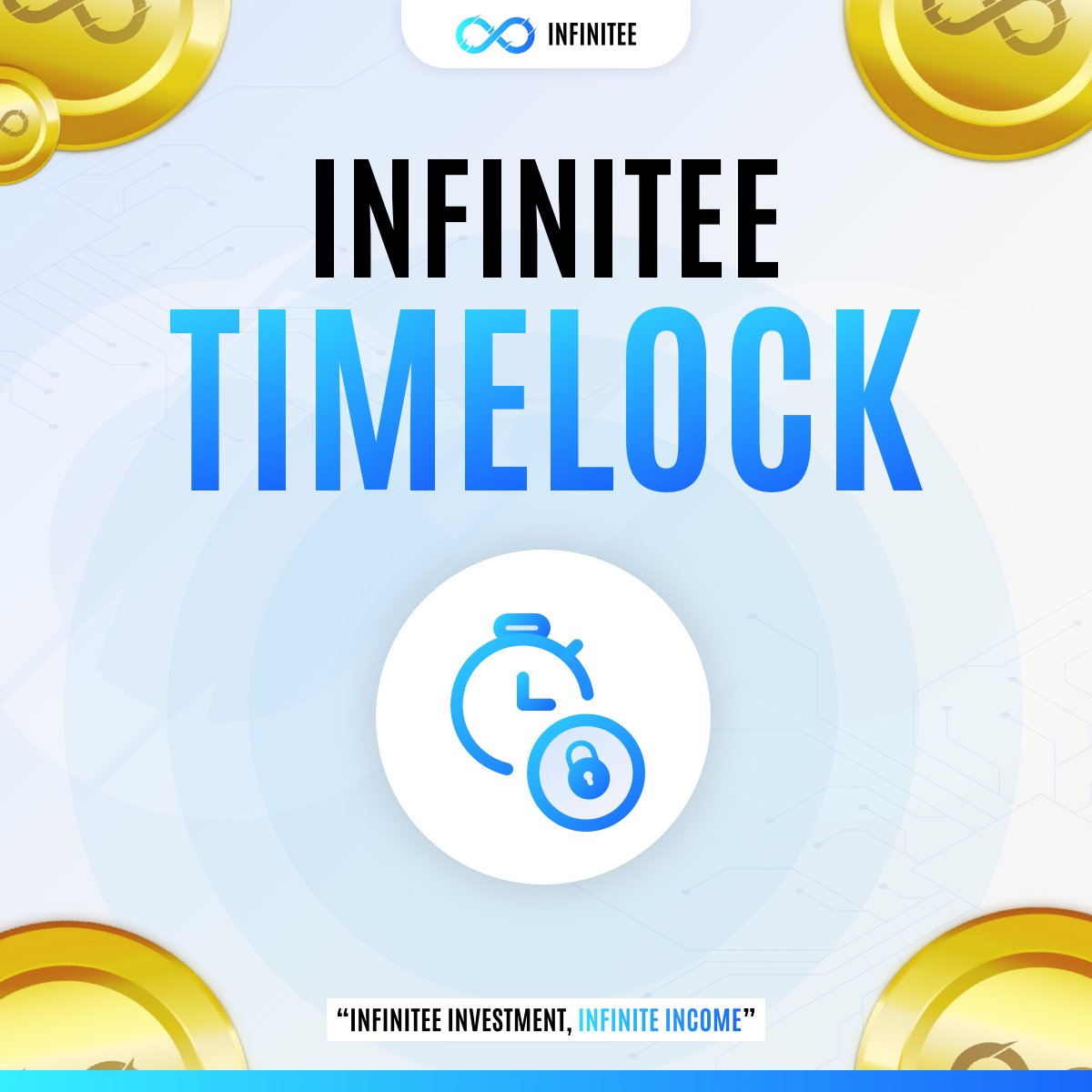 INFINITEE &amp; TIMELOCK CONTRACT

📈 Prevent dump
💰 More stable price
✅ Less risk of rug

Check out our doc 👉docs.infinitee.finance/#time-lock-con… 

#DeFi #YieldFarming #BTC #ETH #BUSD