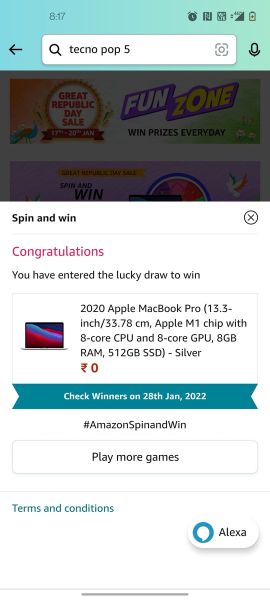 DslrGupta's tweet photo. #AmazonSpinandWin https://t.co/FjxJ8XHiuq