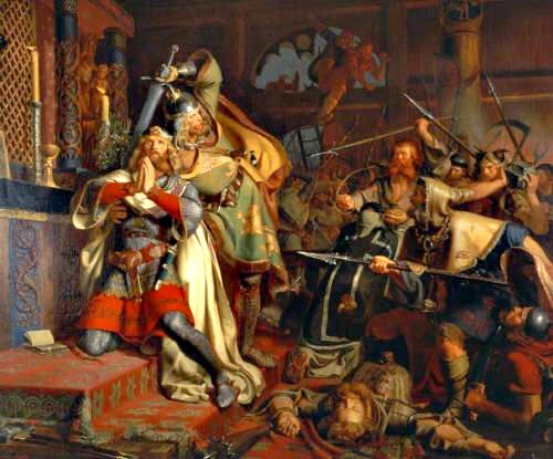 TempusFugit4016's tweet photo. St. Canute, Martyr (1086)

King of Denmark, he constructed churches, maintained missionaries, gave alms to the poor, and was kind to all. He foretold he would be put to death for justice sake. He was killed while praying at the foot of the altar in the church of St. Alban. https://t.co/eT65WQKa4M