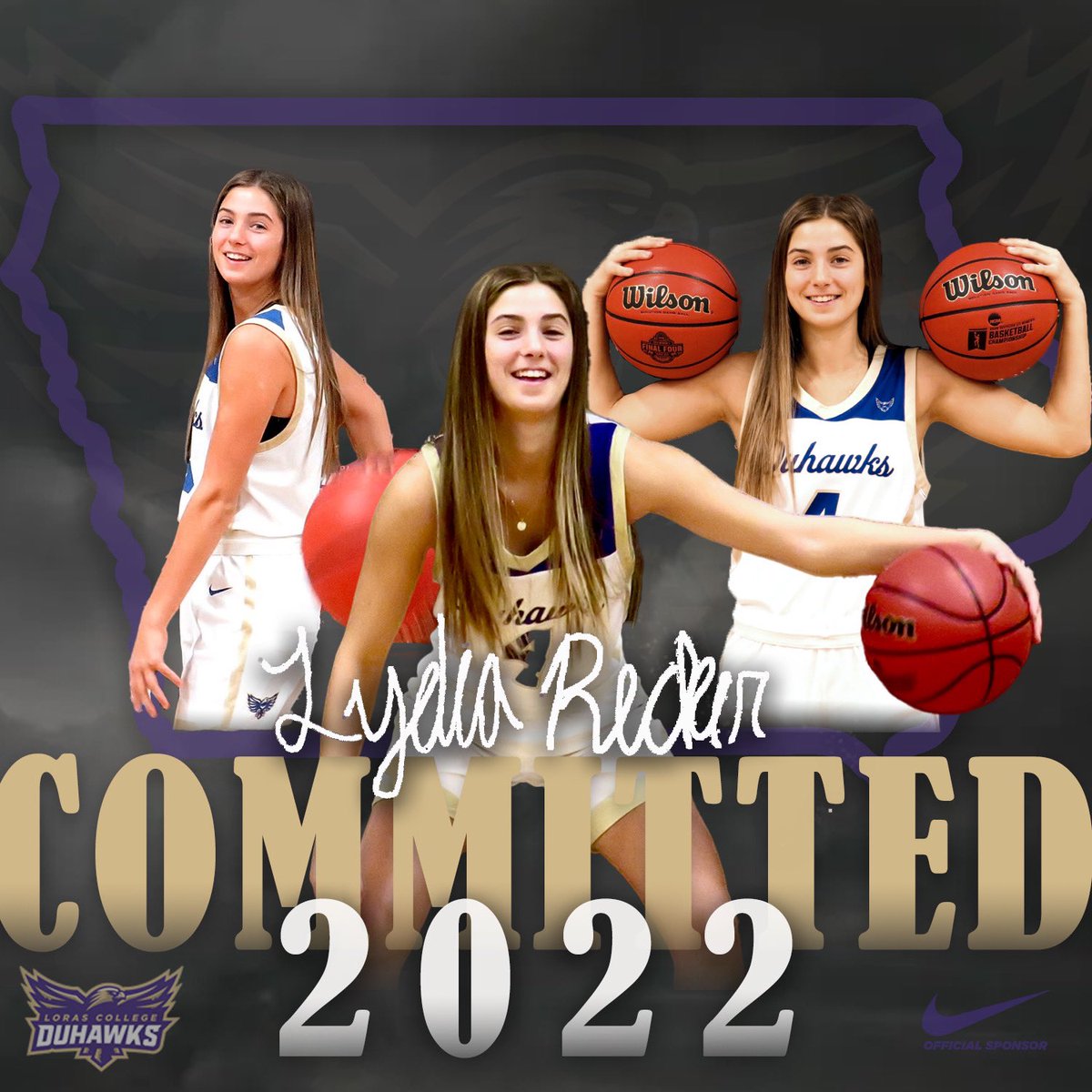 Couldn’t let this year be the last, so I’m excited to announce I’ll be continuing my basketball and academic career next year as a duhawk! Thanks to my parents, coaches, teammates, and the <a href="/Team_Iowa/">Team Iowa Basketball</a> program for helping me get to where I am today! Go duhawks💜💛