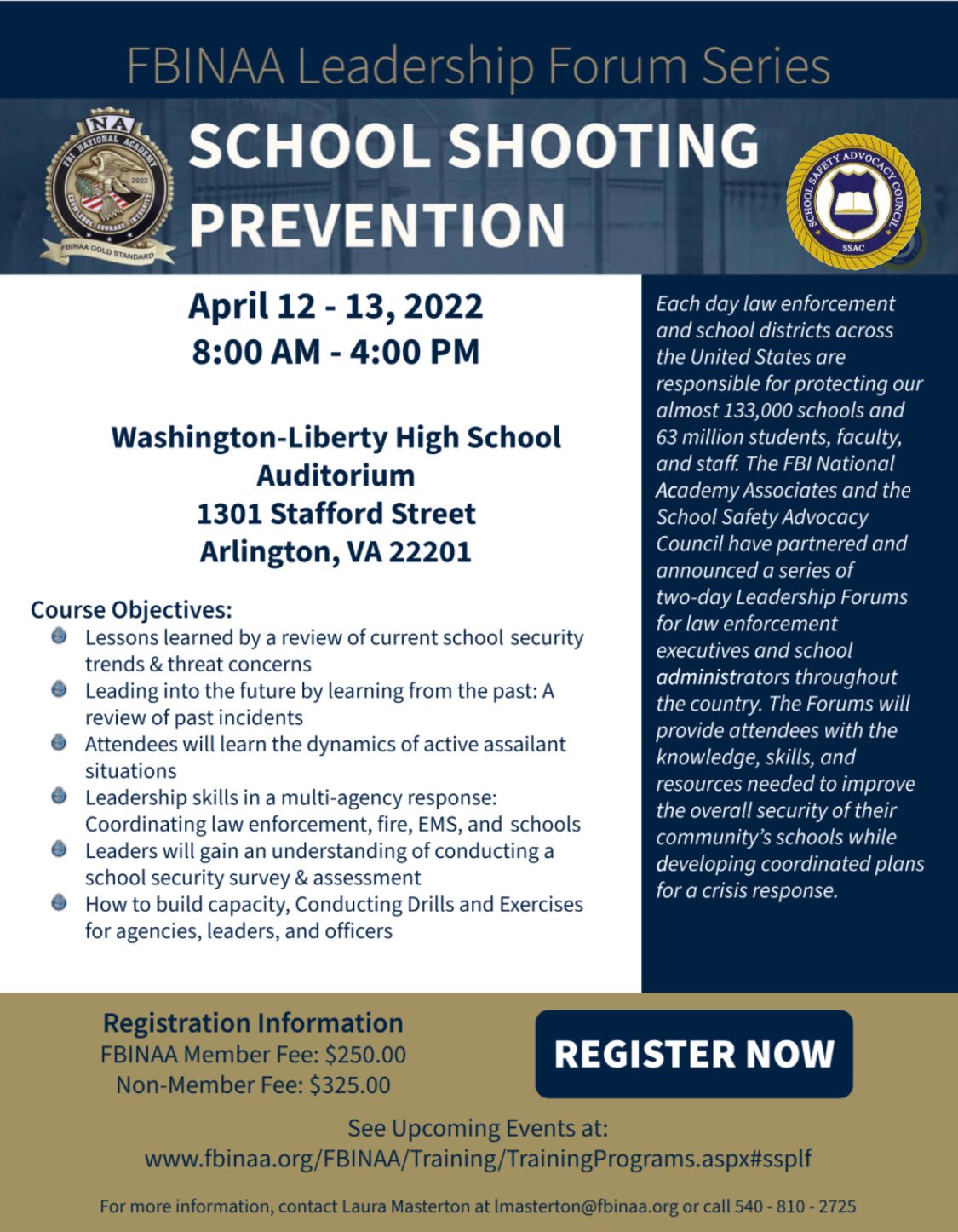 Fbi National Academy Schedule 2022 Fbinaa, Inc. (@Fbinaaquantico) / Twitter