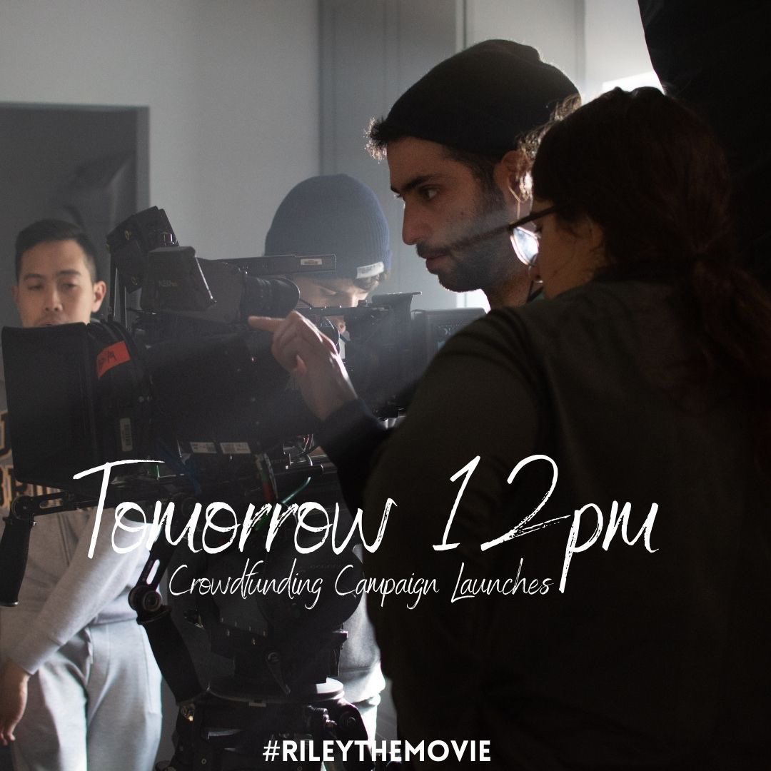 WindsorFilmCo's tweet photo. TOMORROW: We are excited to announce our DEBUT FEATURE FILM “Riley” will launch an official Crowdfunding Campaign tomorrow at 12pm!  Stay tuned for how YOU can get involved!  #rileythemovie    

 #UCLAfilm #fyp #lgbtqfilm #comingsoon #indiefilm #independentfilm #queerfilm https://t.co/v40t37XM3M