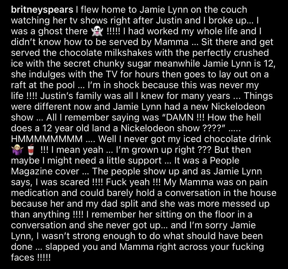 NicholasBently's tweet photo. #BritneySpears is talking about slapping a TWELVE YEAR OLD year old right across her face for enjoying milkshakes &amp; getting her own show. She was jealous of her little sister for the perks she received by association. @alexandracooper wtf are you doing?!? #callherdaddy https://t.co/qXVVenHgfm