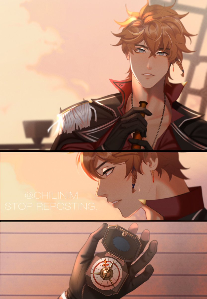 chilinim_'s tweet photo. tartali pirate au (compass points to what u want most huhuhuhu) https://t.co/RIldkYKakN