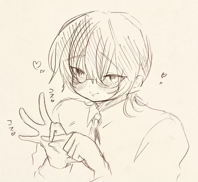 清楚系ビッチくん♂(突貫工事落書き) 