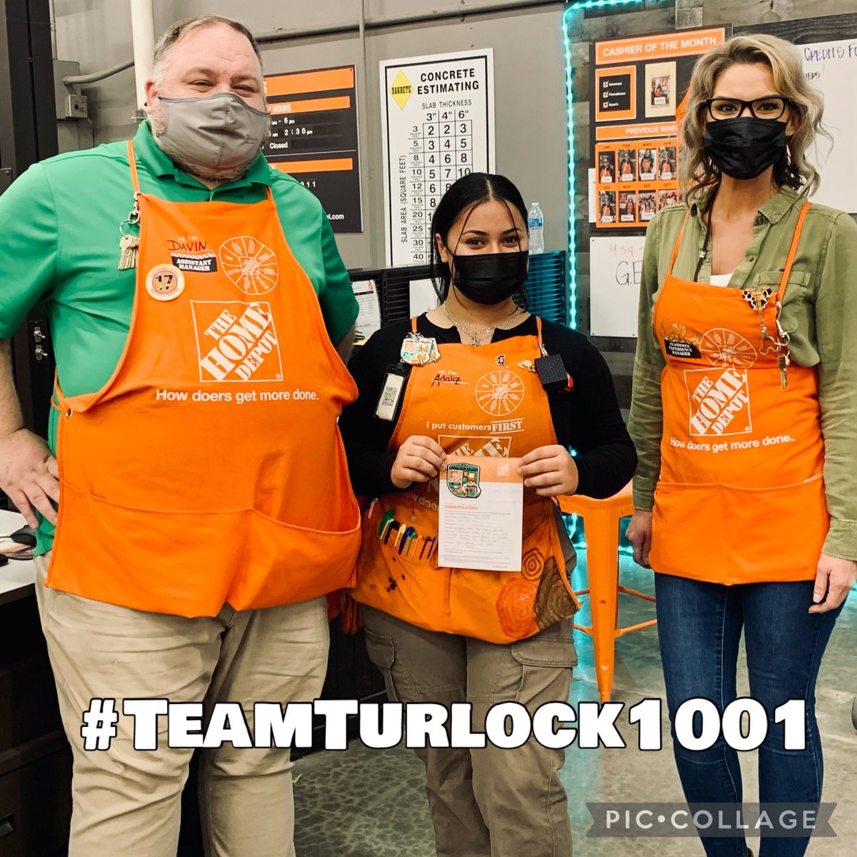 #TeamTurlock1001 Recognizing Adaliz for the fantastic job at the Front End!